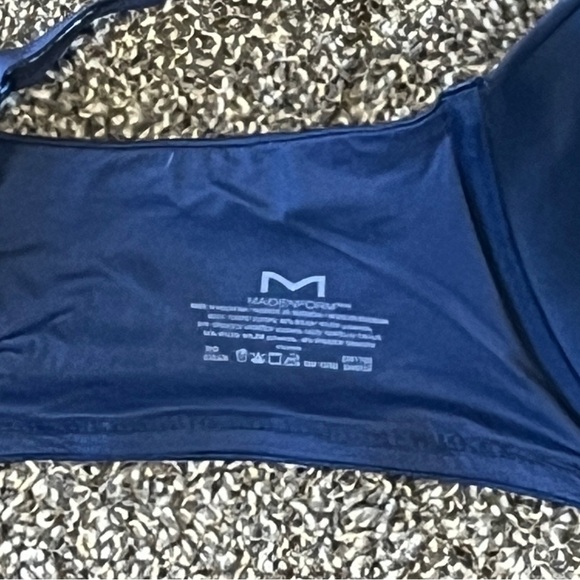 Maidenform Midnight Blue and Black Lace Bra Size 38D - Picture 5 of 5